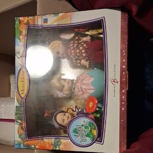 Barbie Collector Munchkins Dolls with Pink and Purple Outfits